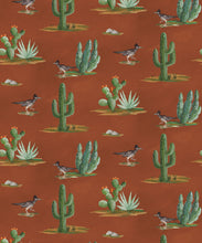 Load image into Gallery viewer, Roadrunner Wallpaper - Colorway: Rust - Swatch