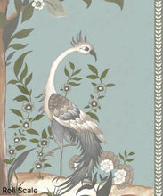 Load image into Gallery viewer, Pavilion Mural - Palace Grove Collection - M&amp;K Studio - Swatch - Colorway: Duck Egg