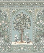 Load image into Gallery viewer, Pavilion Mural - Palace Grove Collection - M&amp;K Studio - Swatch - Colorway: Duck Egg