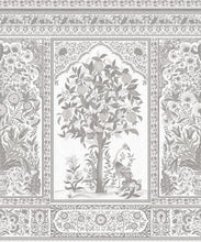 Load image into Gallery viewer, Pavilion Mural - Palace Grove Collection - M&amp;K Studio - Swatch - Colorway: Ivory