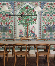 Load image into Gallery viewer, Pavilion Mural - Palace Grove Collection - M&amp;K Studio - Insitu - Colorway: Ruby