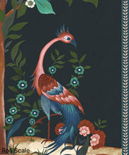Load image into Gallery viewer, Pavilion Mural - Palace Grove Collection - M&amp;K Studio - Swatch - Colorway: Topaz