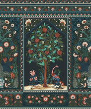 Load image into Gallery viewer, Pavilion Mural - Palace Grove Collection - M&amp;K Studio - Swatch - Colorway: Topaz
