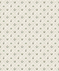 Floret Wallpaper - Palace Grove Collection - M&K Studio - Swatch - Colorway: Linen
