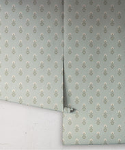 Load image into Gallery viewer, Marigold Wallpaper - Palace Grove Collection - M&amp;K Studio - Roll - Colorway: Duck Egg