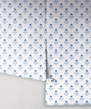 Load image into Gallery viewer, Marigold Wallpaper - Palace Grove Collection - M&amp;K Studio - Roll - Colorway: Sapphire