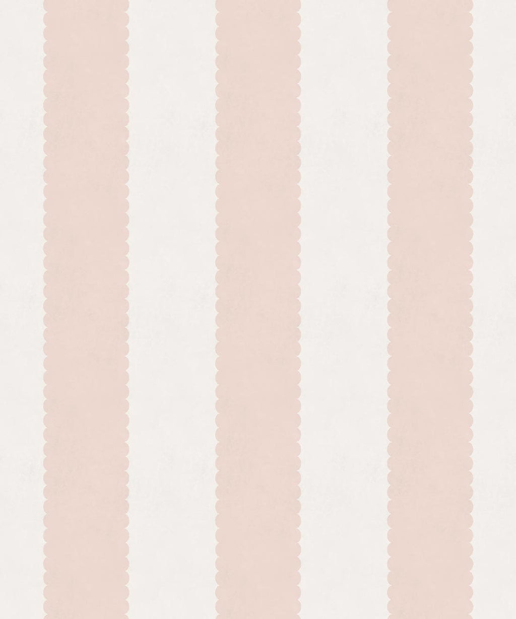 Scallop Stripe Wallpaper