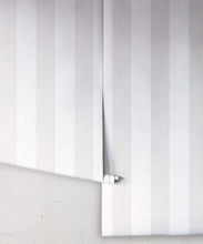 Load image into Gallery viewer, Scallop Stripe Wallpaper - Palace Grove Collection - M&amp;K Studio - Roll - Colorway: Ivory
