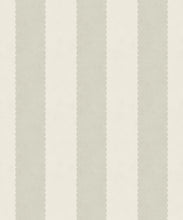 Load image into Gallery viewer, Scallop Stripe Wallpaper - Palace Grove Collection - M&amp;K Studio - Swatch - Colorway: Linen