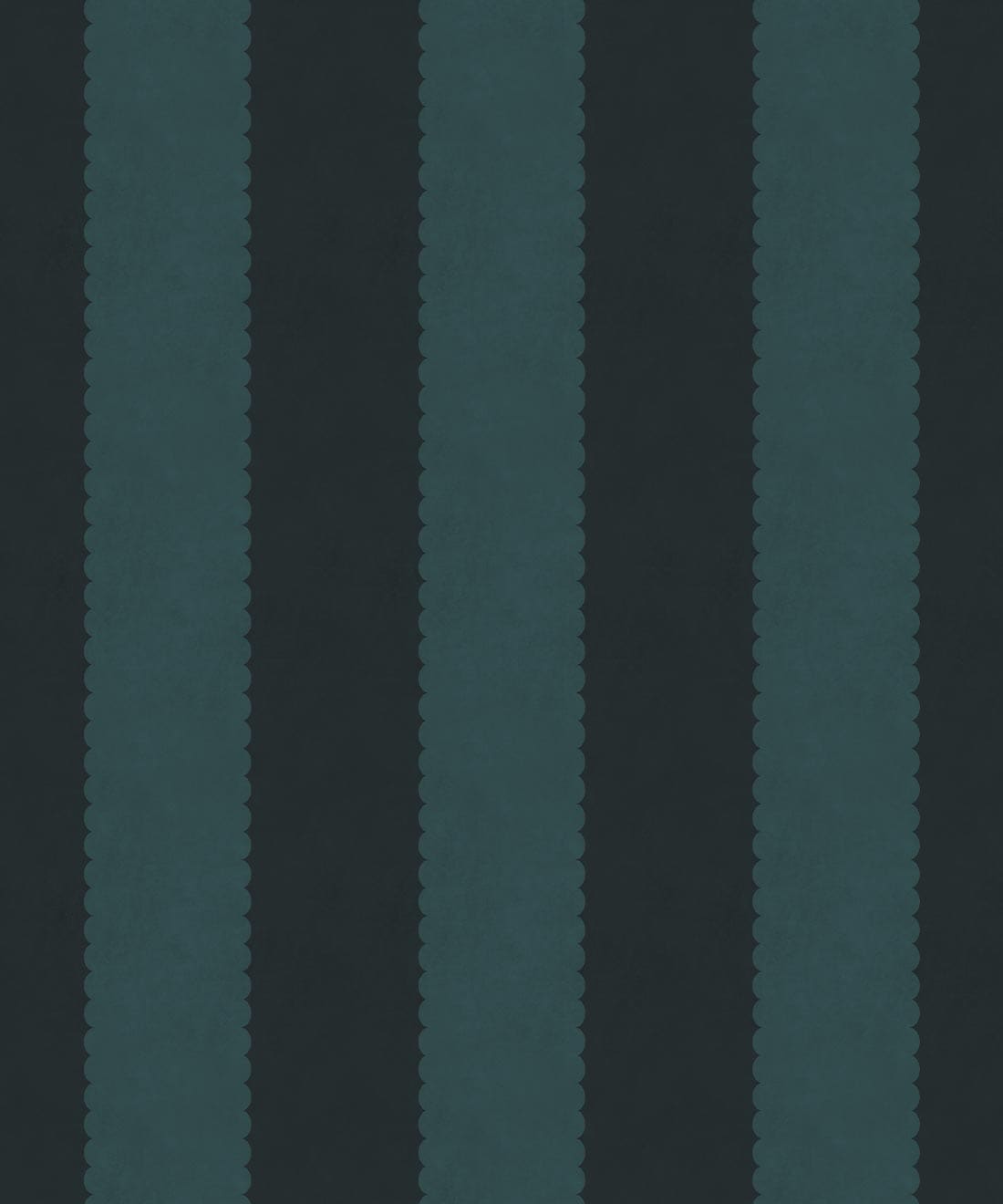 Scallop Stripe Wallpaper - Palace Grove Collection - M&K Studio - Swatch - Colorway: Topaz
