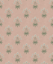 Load image into Gallery viewer, Geranium Wallpaper - Palace Grove Collection - M&amp;K Studio - Swatch - Colorway: Antique Rose