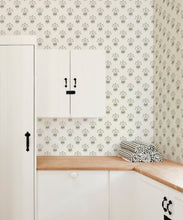 Load image into Gallery viewer, Geranium Wallpaper - Palace Grove Collection - M&amp;K Studio - Insitu - Colorway: Linen