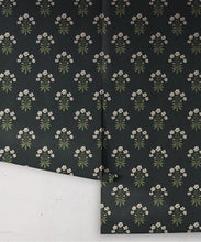 Load image into Gallery viewer, Geranium Wallpaper - Palace Grove Collection - M&amp;K Studio - Roll - Colorway: Topaz