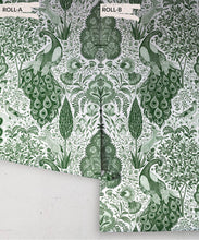 Load image into Gallery viewer, Peacock Garden Wallpaper - Palace Grove Collection - M&amp;K Studio - Roll - Colorway: Emerald