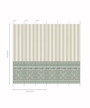 Load image into Gallery viewer, Pietra Mural - Palace Grove Collection - M&amp;K Studio - Roll - Colorway: Duck Egg