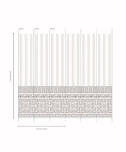 Load image into Gallery viewer, Pietra Mural - Palace Grove Collection - M&amp;K Studio - Roll - Colorway: Ivory