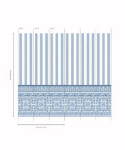Load image into Gallery viewer, Pietra Mural - Palace Grove Collection - M&amp;K Studio - Roll - Colorway: Sapphire