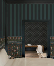 Load image into Gallery viewer, Pietra Mural - Palace Grove Collection - M&amp;K Studio - Insitu - Colorway: Topaz