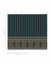 Load image into Gallery viewer, Pietra Mural - Palace Grove Collection - M&amp;K Studio - Roll - Colorway: Topaz