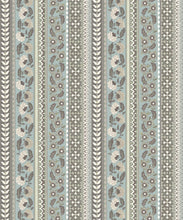Load image into Gallery viewer, Ribbon Wallpaper - Palace Grove Collection - M&amp;K Studio - Swatch - Colorway: Duck Egg