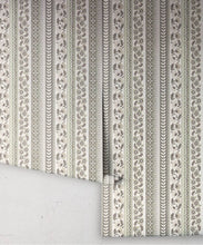 Load image into Gallery viewer, Ribbon Wallpaper - Palace Grove Collection - M&amp;K Studio - Roll - Colorway: Linen