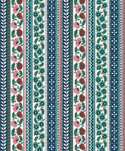 Load image into Gallery viewer, Ribbon Wallpaper - Palace Grove Collection - M&amp;K Studio - Swatch - Colorway: Ruby