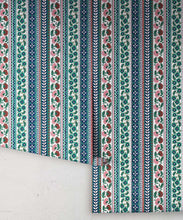 Load image into Gallery viewer, Ribbon Wallpaper - Palace Grove Collection - M&amp;K Studio - Roll - Colorway: Ruby