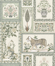 Load image into Gallery viewer, Courtyard Wallpaper - Palace Grove Collection - M&amp;K Studio - Swatch - Colorway: Linen