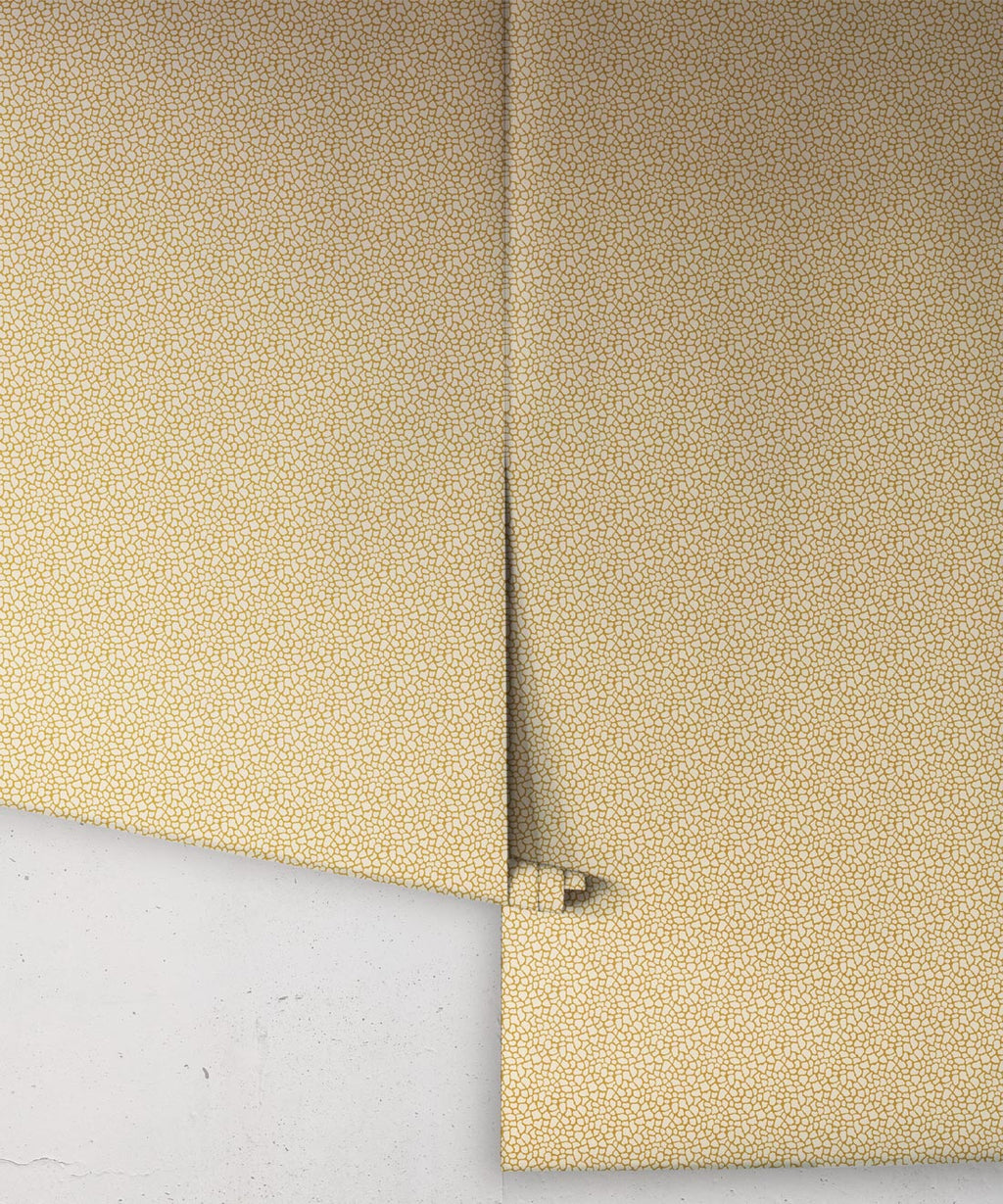Petite Prints Collection by Milton and King Studio - Petite Prints: All Overs - Clay Wallpaper - Colourway: Golden - Roll