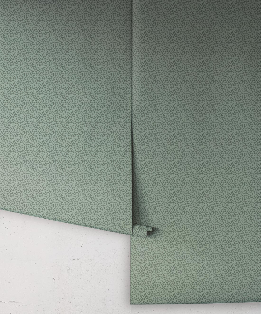 Petite Prints Collection by Milton and King Studio - Petite Prints: All Overs - Clay Wallpaper - Colourway: Seafoam - Roll