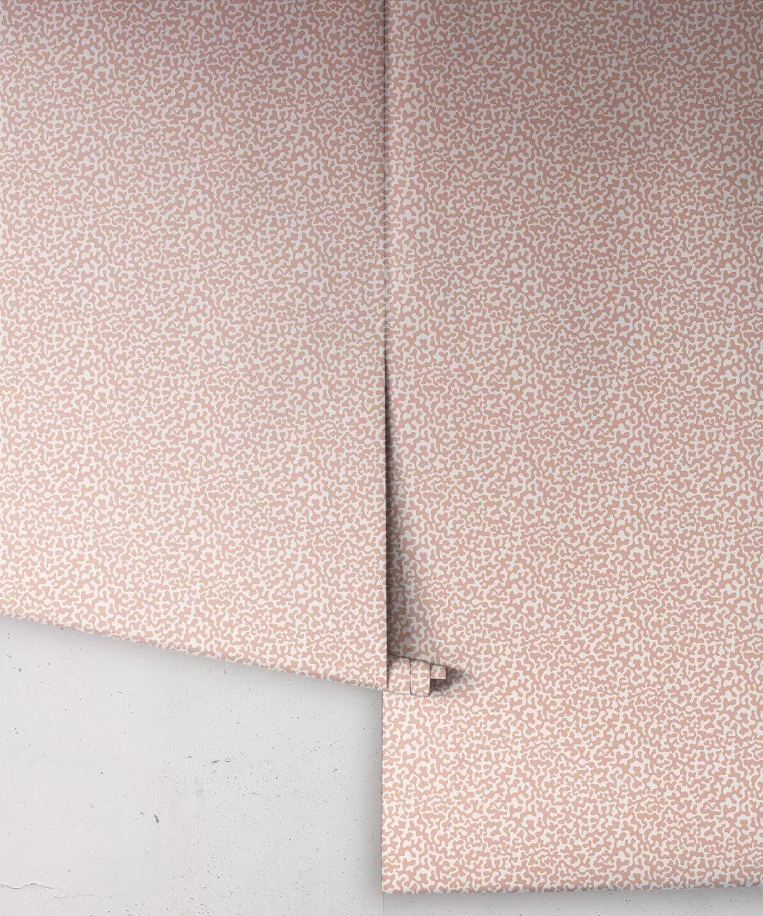 Petite Prints Collection by Milton and King Studio - Petite Prints: All Overs - Coral Wallpaper - Colourway: Blush - Roll