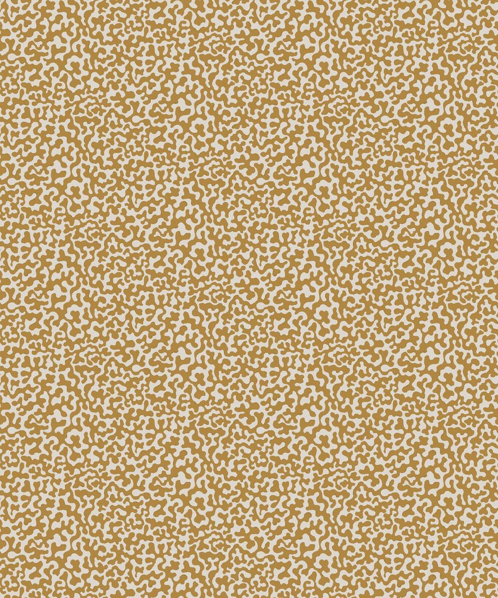Petite Prints Collection by Milton and King Studio - Petite Prints: All Overs - Coral Wallpaper - Colourway: Golden - Swatch
