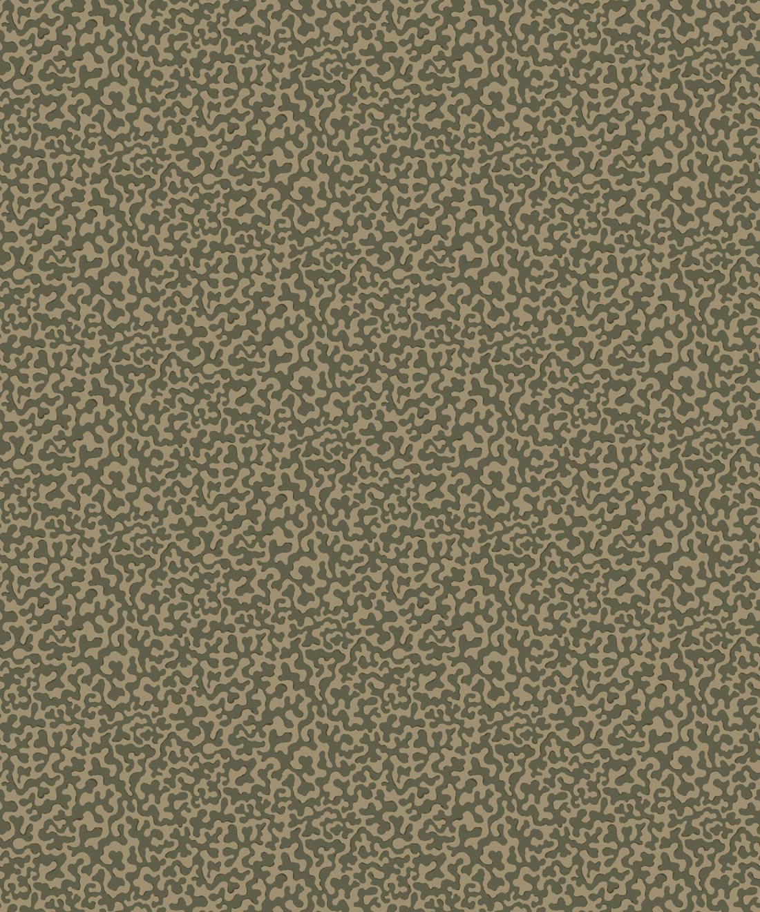 Petite Prints Collection by Milton and King Studio - Petite Prints: All Overs - Coral Wallpaper - Colourway: Olive - Swatch