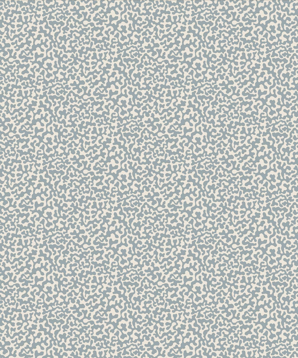 Petite Prints Collection by Milton and King Studio - Petite Prints: All Overs - Coral Wallpaper - Colourway: Periwinkle - Swatch