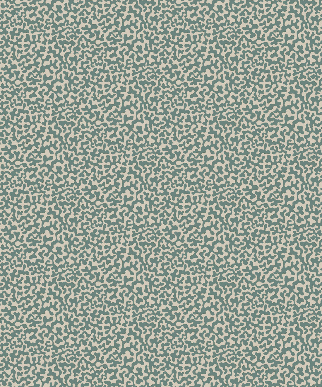 Petite Prints Collection by Milton and King Studio - Petite Prints: All Overs - Coral Wallpaper - Colourway: Teal - Swatch