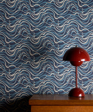 Load image into Gallery viewer, Petite Prints Collection by Milton and King Studio - Petite Prints: All Overs - Edo Wallpaper - Colourway: Tide - Insitu