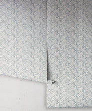 Load image into Gallery viewer, Petite Prints Collection by Milton and King Studio - Petite Prints: All Overs - Ripple Wallpaper - Colourway: Cornflower - Roll