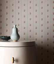Load image into Gallery viewer, Petite Prints Collection by Milton and King Studio - Petite Prints: Florals - Jane Wallpaper - Colourway: Blush - Insitu