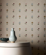 Load image into Gallery viewer, Petite Prints Collection by Milton and King Studio - Petite Prints: Florals - Mable Wallpaper - Colourway: Meadow - Insitu
