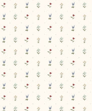 Load image into Gallery viewer, Petite Prints Collection by Milton and King Studio - Petite Prints: Florals - Mable Wallpaper - Colourway: Nautical - Swatch