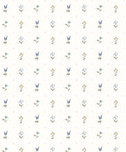Load image into Gallery viewer, Petite Prints Collection by Milton and King Studio - Petite Prints: Florals - Mable Wallpaper - Colourway: Periwinkle - Swatch