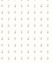 Load image into Gallery viewer, Petite Prints Collection by Milton and King Studio - Petite Prints: Florals - Mable Wallpaper - Colourway: Snowdrop - Swatch