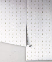 Load image into Gallery viewer, Petite Prints Collection by Milton and King Studio - Petite Prints: Florals - Mable Wallpaper - Colourway: Snowdrop - Roll