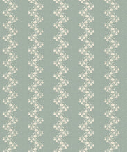 Load image into Gallery viewer, Petite Prints Collection by Milton and King Studio - Petite Prints: Florals - Pearl Wallpaper - Colourway: Duckegg - Swatch