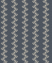 Load image into Gallery viewer, Petite Prints Collection by Milton and King Studio - Petite Prints: Florals - Pearl Wallpaper - Colourway: Navy - Swatch