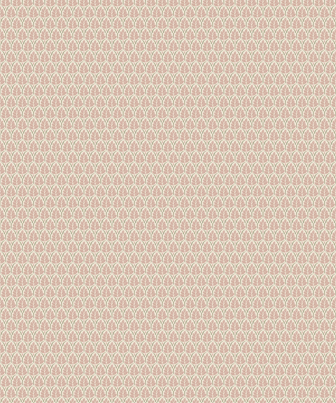 Petite Prints Collection by Milton and King Studio - Petite Prints: Florals - Sprig Wallpaper - Colourway: Blush - Swatch