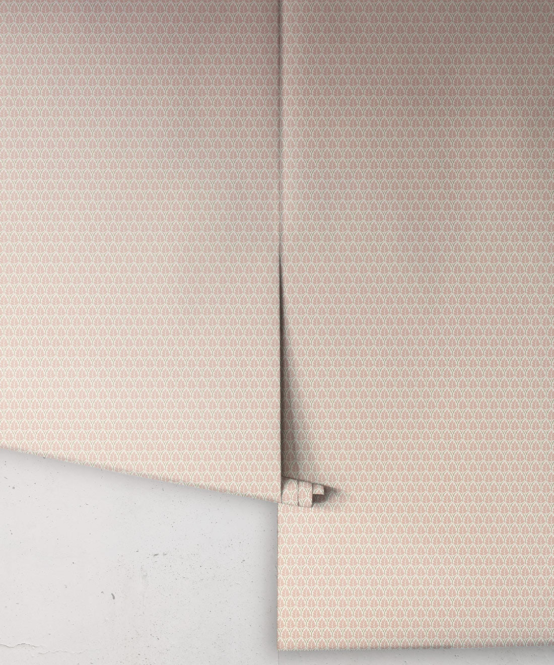 Petite Prints Collection by Milton and King Studio - Petite Prints: Florals - Sprig Wallpaper - Colourway: Blush - Roll
