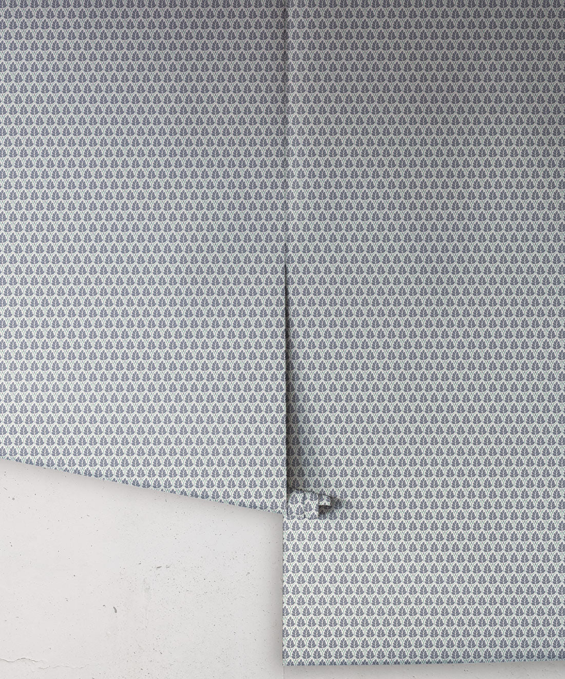 Petite Prints Collection by Milton and King Studio - Petite Prints: Florals - Sprig Wallpaper - Colourway: Indigo - Roll