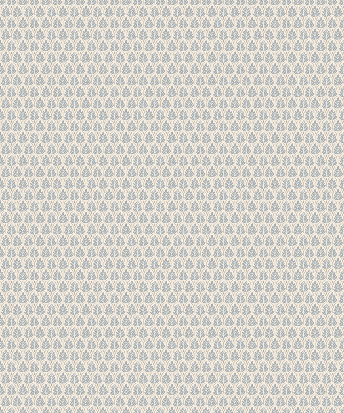 Petite Prints Collection by Milton and King Studio - Petite Prints: Florals - Sprig Wallpaper - Colourway: Periwinkle - Swatch