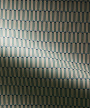 Load image into Gallery viewer, Petite Prints Collection by Milton and King Studio - Petite Prints: Geometrics - Axis Wallpaper - Colourway: Aqua - Roll 2